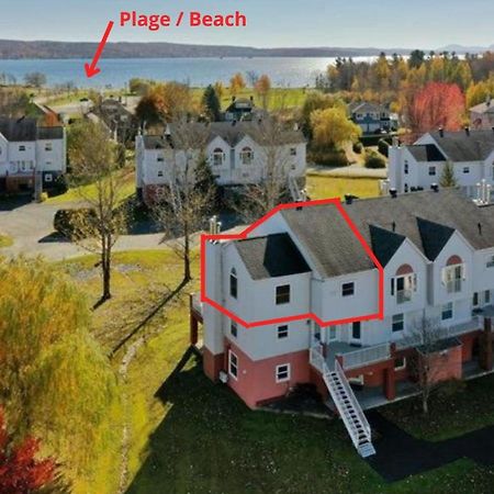 Chaleureux Condo A Magog Exteriör bild
